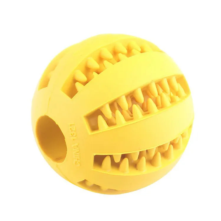 Bite-Resistant Dog Toy Ball – Slow Feeder &amp; Chew Toy