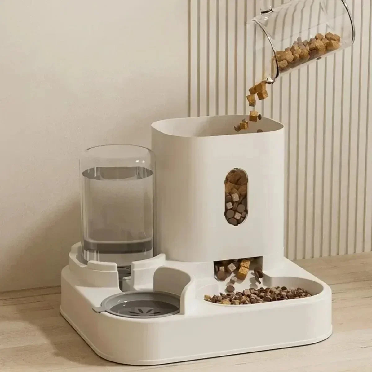 2-in-1 Automatic Pet Feeder &amp; Water Fountain – 2L
