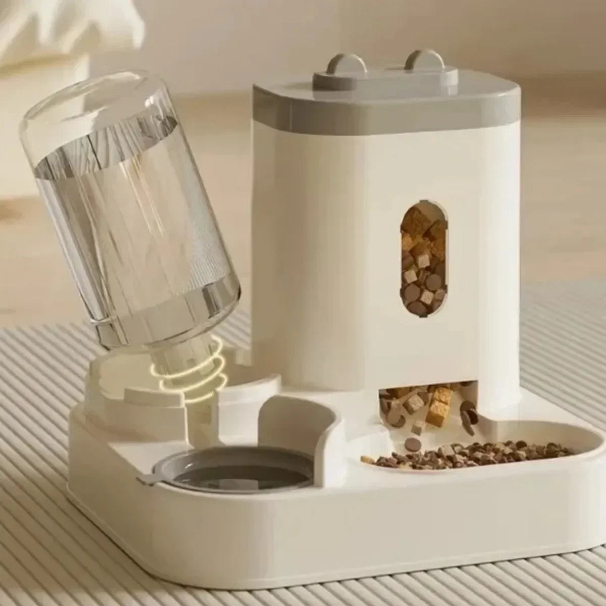 2-in-1 Automatic Pet Feeder &amp; Water Fountain – 2L