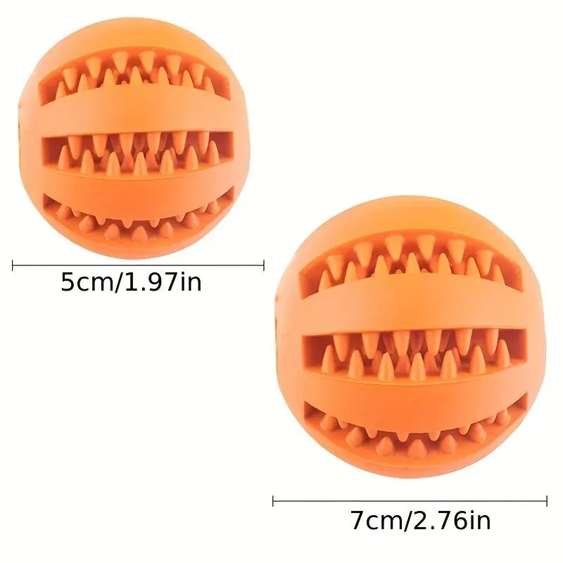 Bite-Resistant Dog Toy Ball – Slow Feeder &amp; Chew Toy