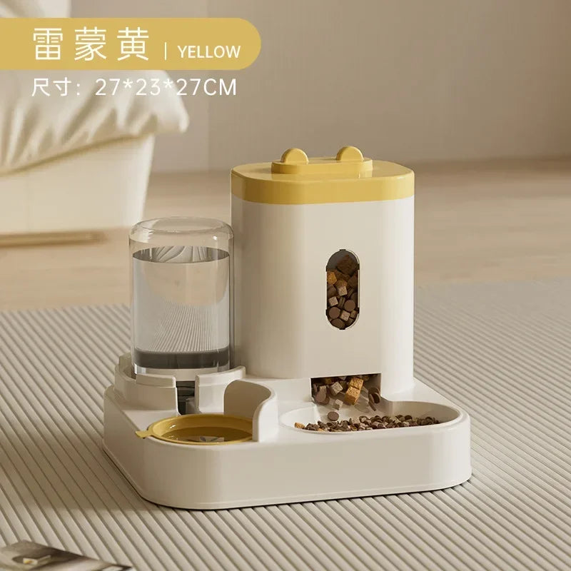 2-in-1 Automatic Pet Feeder &amp; Water Fountain – 2L
