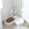 No-Spill Pet Bowl – Dual Feed &amp; Water Dish