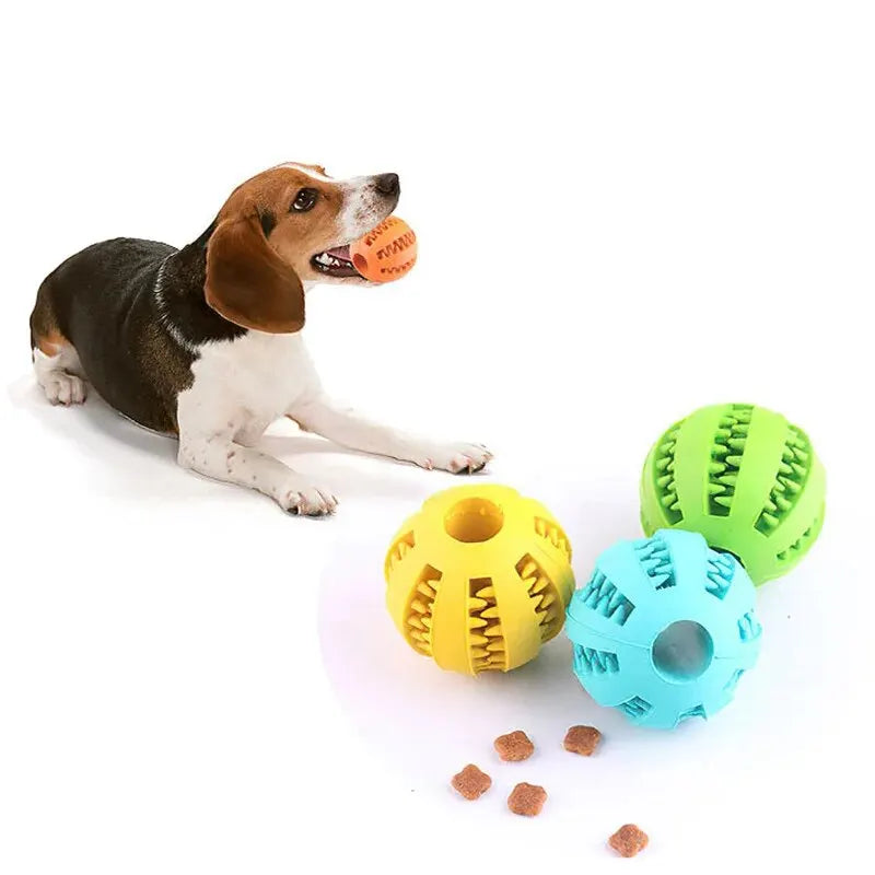 Bite-Resistant Dog Toy Ball – Slow Feeder &amp; Chew Toy