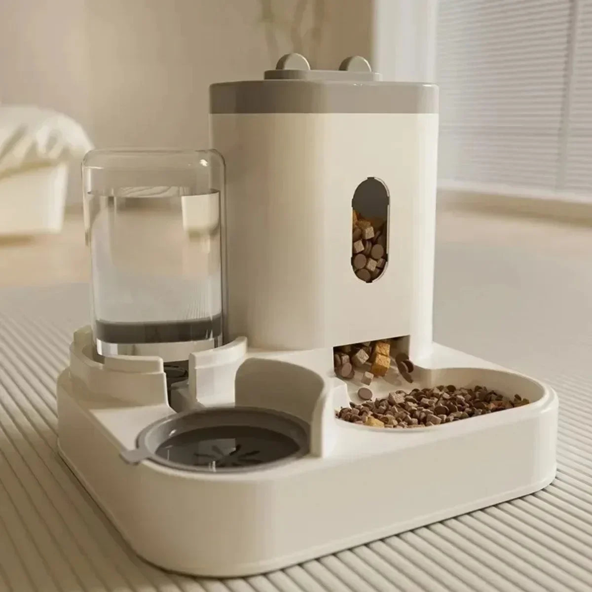 2-in-1 Automatic Pet Feeder &amp; Water Fountain – 2L