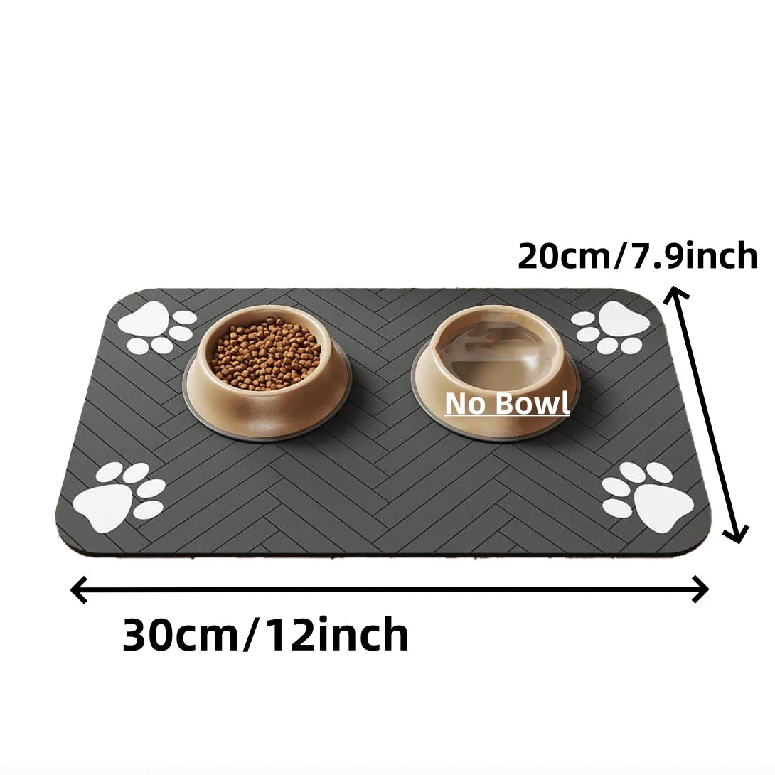 Absorbent Pet Feeding Mat – Waterproof Backing