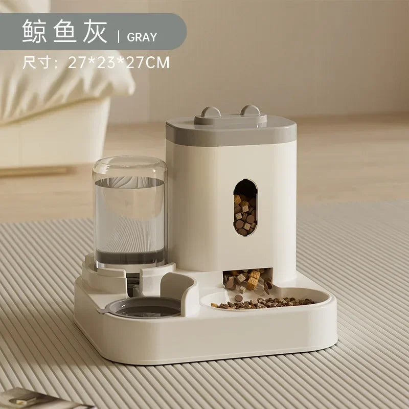 2-in-1 Automatic Pet Feeder &amp; Water Fountain – 2L
