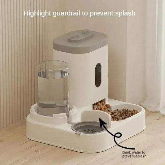 2-in-1 Automatic Pet Feeder &amp; Water Fountain – 2L