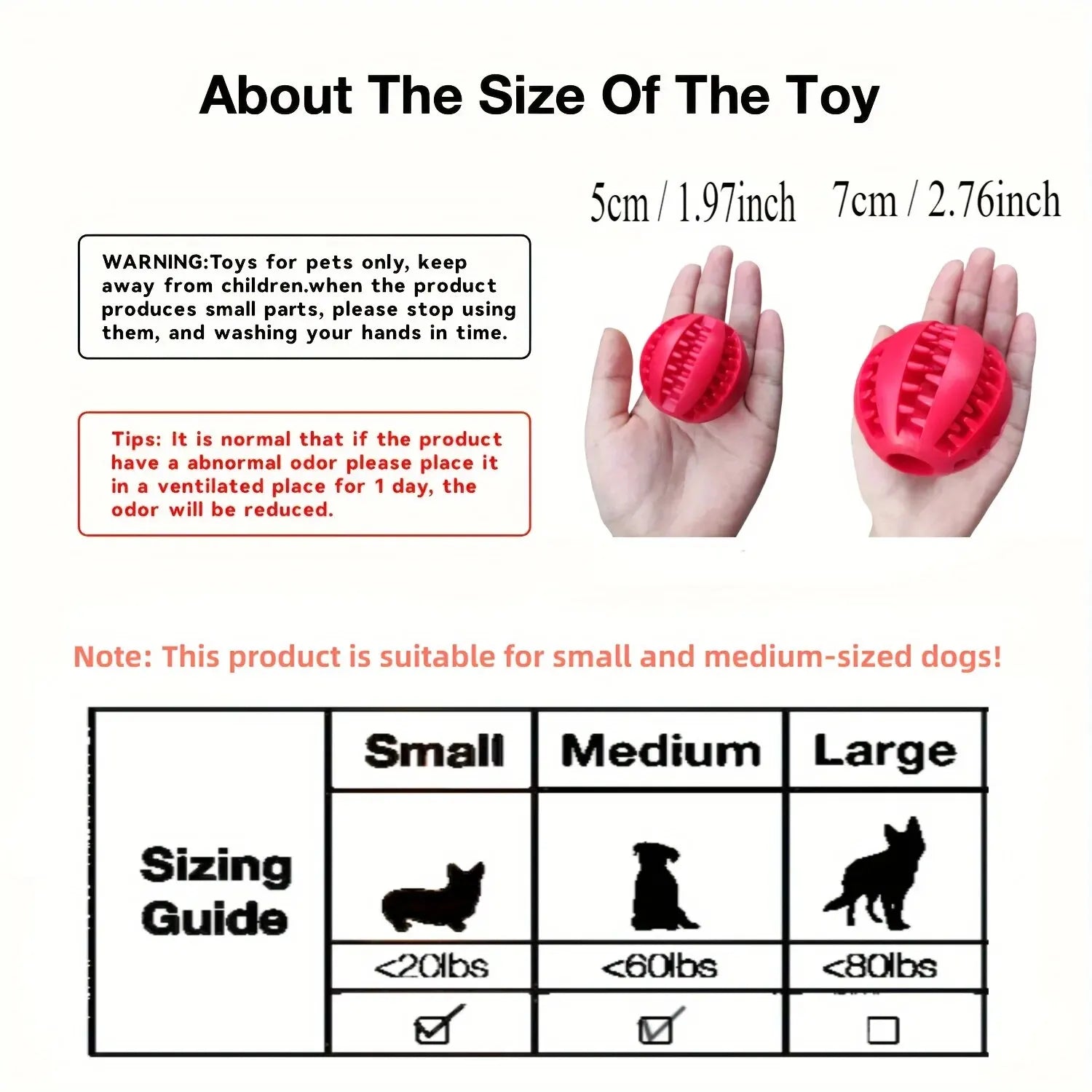 Bite-Resistant Dog Toy Ball – Slow Feeder &amp; Chew Toy