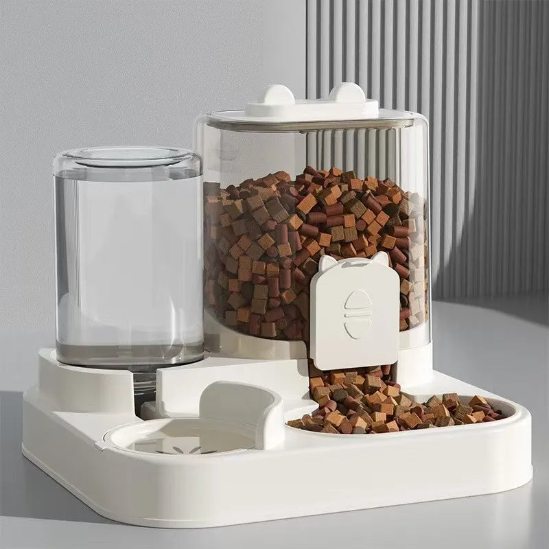 2-in-1 Automatic Pet Feeder &amp; Water Fountain – 2L